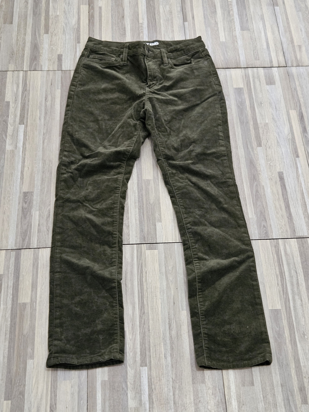 Lands' End Men's Dark Olive Corduroy Pants